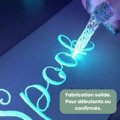 Set de calligraphie et dessin en cristal fait main CrystalDip™ | Élégance, qualité, créativité, unique – Image 4